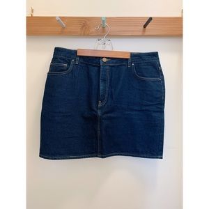 ASOS denim mini skirt, US 14